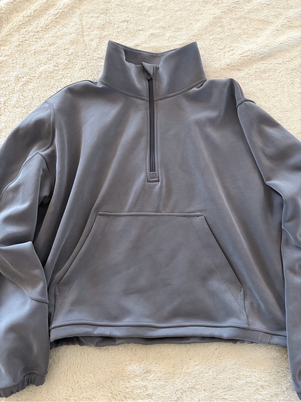 Lululemon brushed softstreme half zip